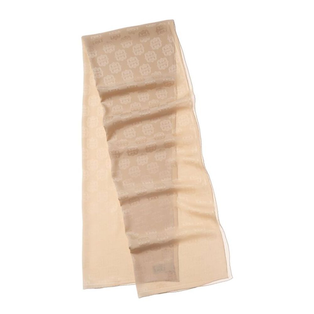 Givenchy 4G Logo Silk Scarf, Natural - Picture 2 of 3